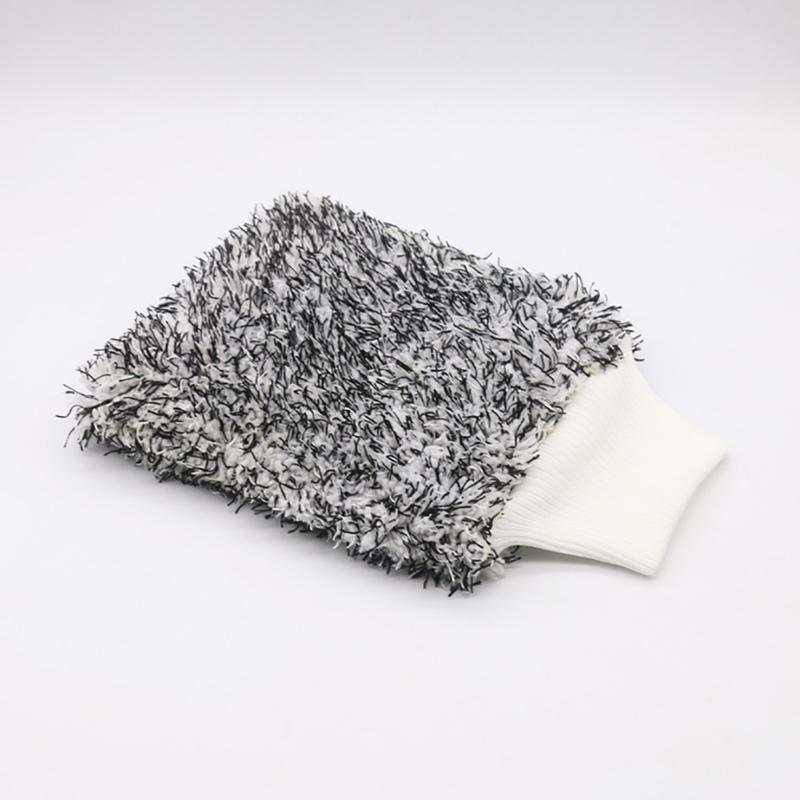 Soft Car Cleaning Glove Ultra Soft Mitt Microfiber Wash Mitt Car Wash Mitt