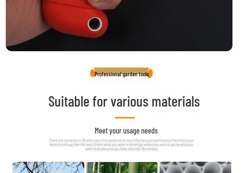 Japanese Great White Shark Hand Saw for Trees and Woodworking - Manual Handheld Saw
