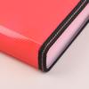 Large Capacity Waterproof File Transparent Folder Press Button Plastic Data Document Bag Pocket Storage Office Supplies