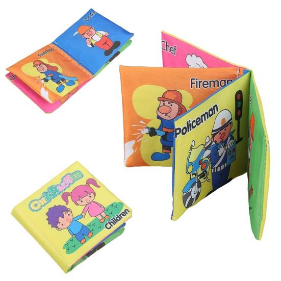 Infant Baby Intelligence Development Early Cognize Cloth Book Educational Toy