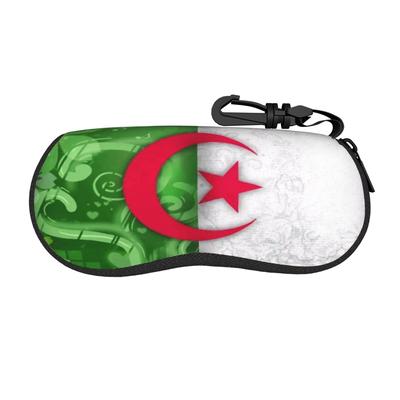 Cute Flag Of Algeria Glasses Case Portable Accessories  Sunglasses Storage Box Ins Style Sunglasses Box