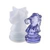 3D mezinárodní šachová figurka Silikonové formy Formy na odlévání epoxidové pryskyřice Nástroje na výrobu šperků pro rodinné společenské stolní hry