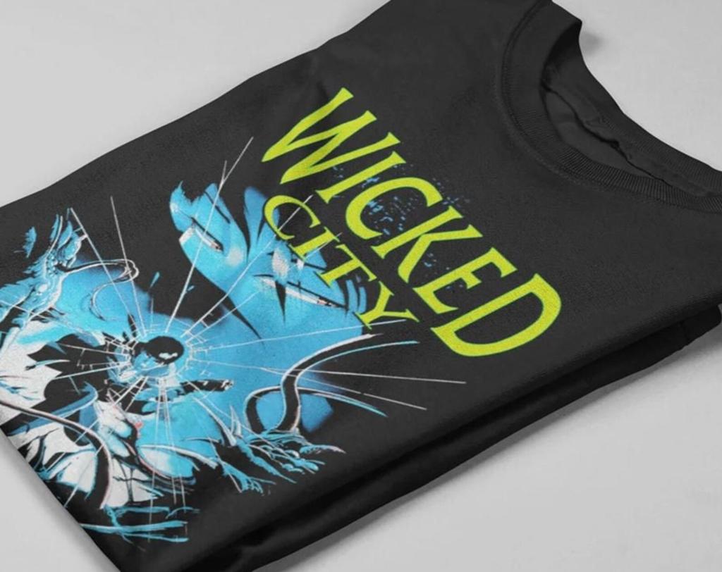 Unisex Wicked City Vintage 80s Anime T shirt, Manga Retro Shirt