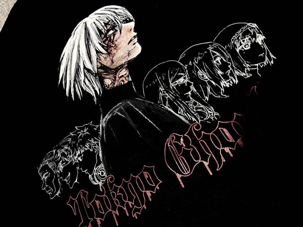 [USED] Rare Tokyo Ghoul T-shirt, XL size, featuring Kaneki Ken.