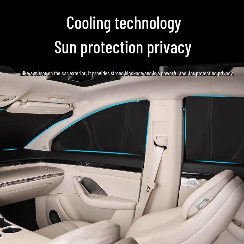 Automotive Sun Protection & Accessories: Heat Insulation, Side Window Windbreaks, Privacy Curtains
