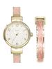 follow Marble Epoxy Bangle Watch PK (Fragola) N03023S-3