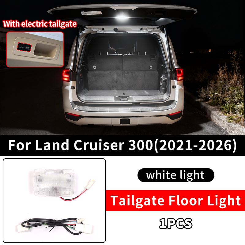 For Toyota Land Cruiser LC300 300 2021-2025 Tailgate Light LED Lamp Waterproof Trunk Door Courtesy Light Interior Lighting Parts A White Light 1pcs