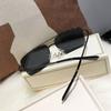 Halbrahmen Braune Sonnenbrille UV-Schutz Speziell für das Fahren Entwickelt Quadratische Form Sonnenbrille Outdoor Klassisch