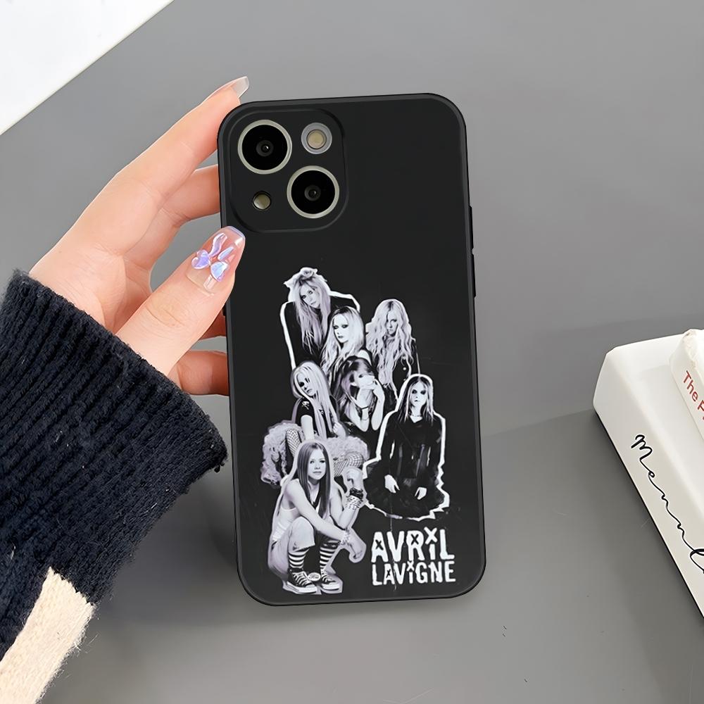 Singer Avril Lavigne Phone Case Fundas Design for iPhone 18 15 14 Pro Max 13 Mini 11 12 Xr X Xs 6s 6 7 8 SE Plus Back Cover