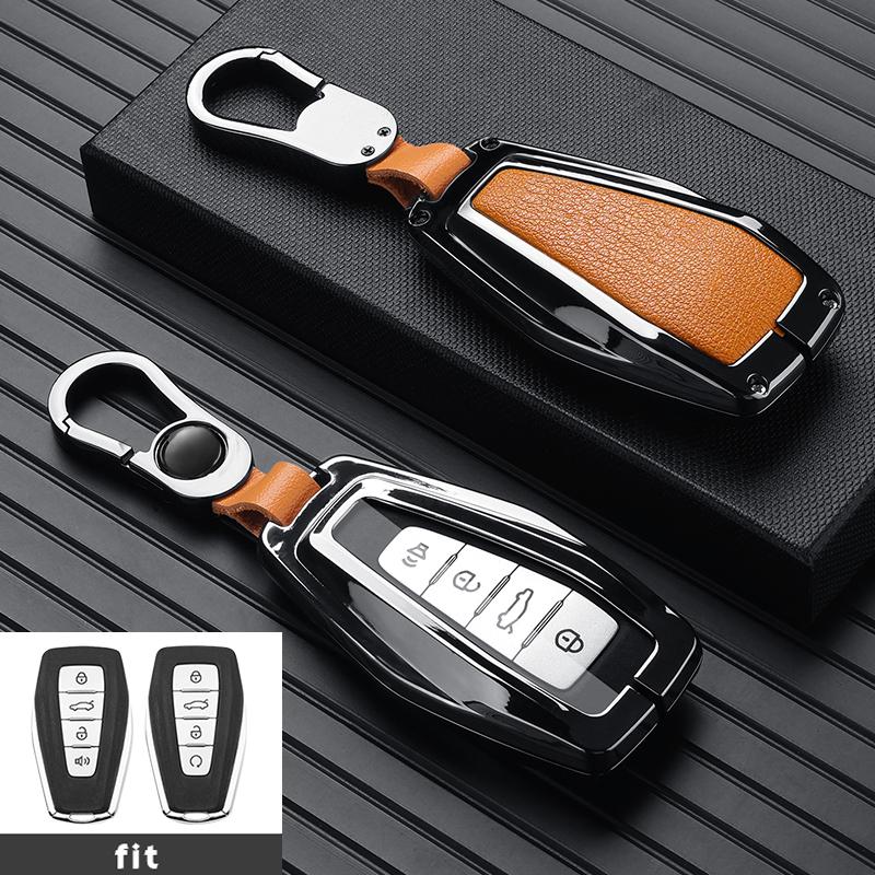 Colorful Zinc Alloy for Geely Coolray 2024 X6 Emgrand Global Hawk GX7 Monjaro Smart Remote Car Key Case Cover Fob Accessories