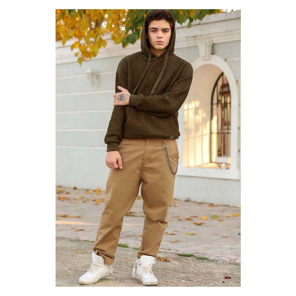 Buy Camel Men Baggy Trotters Pants at 