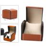 Square PU Leather Watch Case Display Holder Organizer Jewelry Box for Men and Women, Professional -