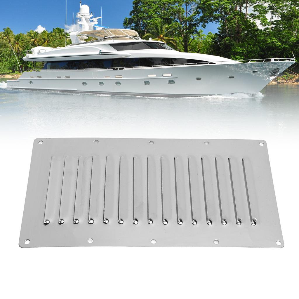 Boat Air Vent Louvrer Premium 225x125mm Metal Corrosion Resistant Sturdy Durable Ventilation Grill Plate
