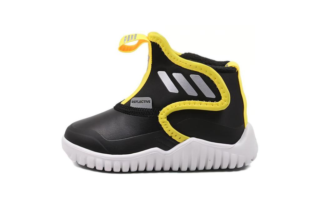 Adidas Rapidazen I Mid Athleisure Slip Resistant Abrasion Resistant High top Toddler Shoes Black Infant And Toddler GX7131