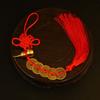 1PCS Handmade Brass Chinese Knot Five Emperor Coin Gourd A Household Door Hanging Car Accessories Gift