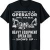 Lustiges Baugeräte Bagger Bulldozer Baggerfahrer T-Shirt - Herren Sommer Baumwolle Grafik T-Shirt