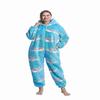 Damska polarowa piżama onesie ze zwierzęcym motywem dla dorosłych, strój cosplay na Halloween