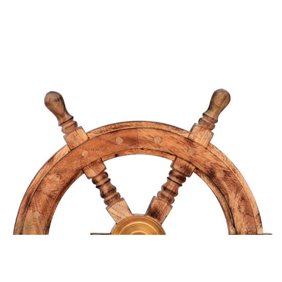 Gaston Burned Wooden Ship Wheel Nautical Ship Wheel Captain's Wheel Pirates Accent Boat Collectibles Home Decor