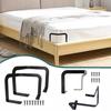 2Pcs Sturdy Mattress Retainer Bar Metal Mattress Corner Fixing Rods  Home Improvement