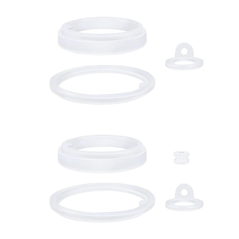 Set of 3/4pcs Water Bottle Silicone Sealing Gaskets Replacement Accessories for Drinking Cup Cup Lid Rings