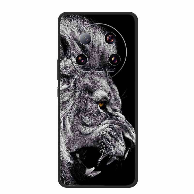 Für Xiaomi 14 Ultra Hülle Tiere TPU Silikon Weiche Rückabdeckung Handyhüllen für Xiaomi14 Ultra Schutz 24031PN0DC Coole Hülle
