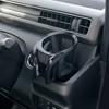 Tsuchiya Yac PF-358 Car Goods Drink IN Smooth Smartphone Holder, Black, Length 6.1 x