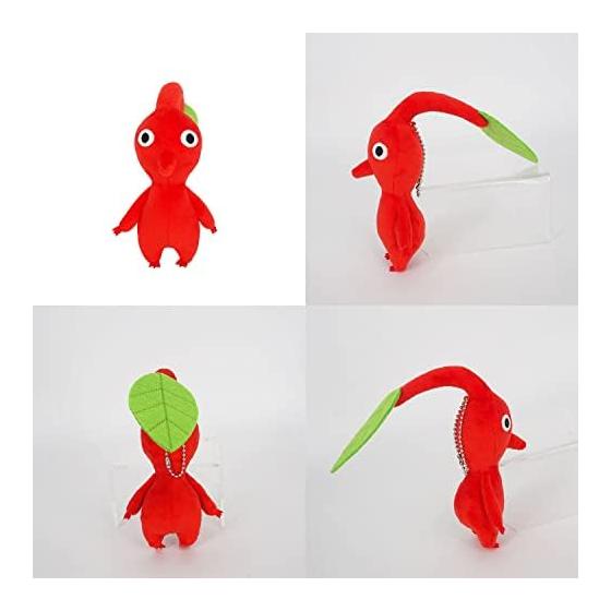 Sanei Boeki Pikmin Pluche Mascotte Assortiment Doos met Bal Kettingen (Blauwe Pikmin, Gele Pikmin, Rode Pikmin, Bloem, Blad)