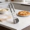 Stainless Steel Multiwheel Youtiao Cutter With Pizza And Pastry Blade For Kitchen Use