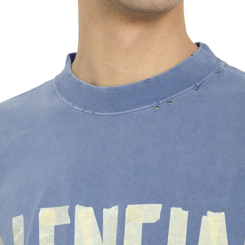 Balenciaga T-Shirt, Regular Fit Herren Blau 739784T0VA94530