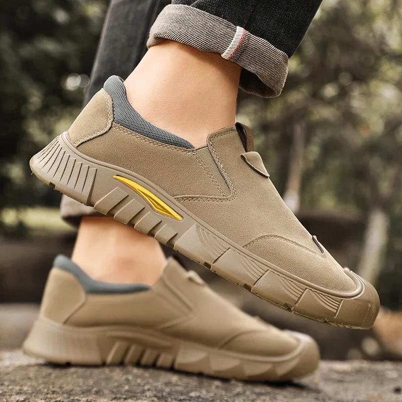 Wysokiej Jakości Skórzane Męskie Buty Casual do Chodzenia Włoska Luksusowa Marka Męskie Mokasyny Oddychające Męskie Buty Wizytowe Wsuwane Buty do Jazdy