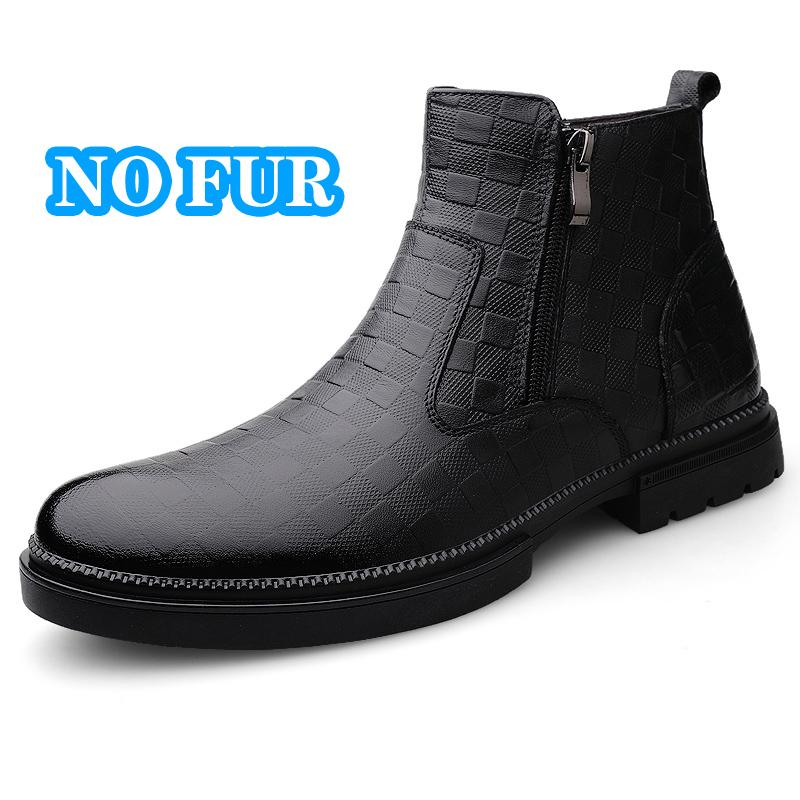 Najwyższej jakości formalne obuwie biznesowe na czas wolny Męskie buty Chelsea Klasyczne męskie buty wysokie Luksusowe uniwersalne męskie botki