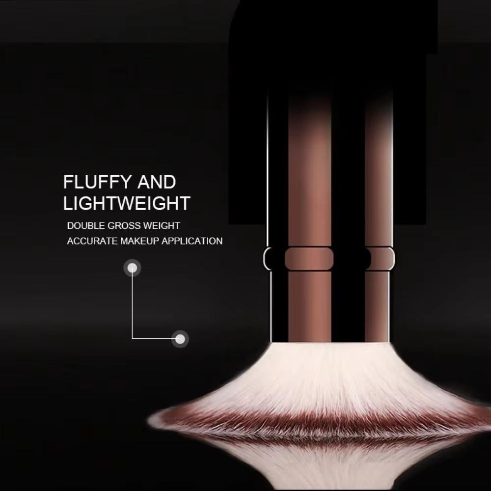 New Soft Seamless Finish Brush Artificial Fiber Natural Makeup Tool Smooth Double Head Powder Brush Makeup Brush