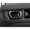 Inner Door Handle Bowl Panel Cover 4* For Honda Civic - ABS Carbon Fiber