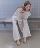 Deoenel String-Free Pants - [White]