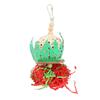 Parrot Foraging Shredding Toy Christmas Sola Balls Bird Foraging Hanging Toys for Cockatiel