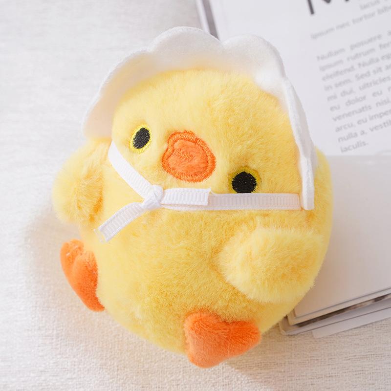 1ks Roztomilý Malý Žlutý Kuřátko Přívěsek Plyšová Hračka Panenka Přívěsek na Tašku Klíčenka Panenka