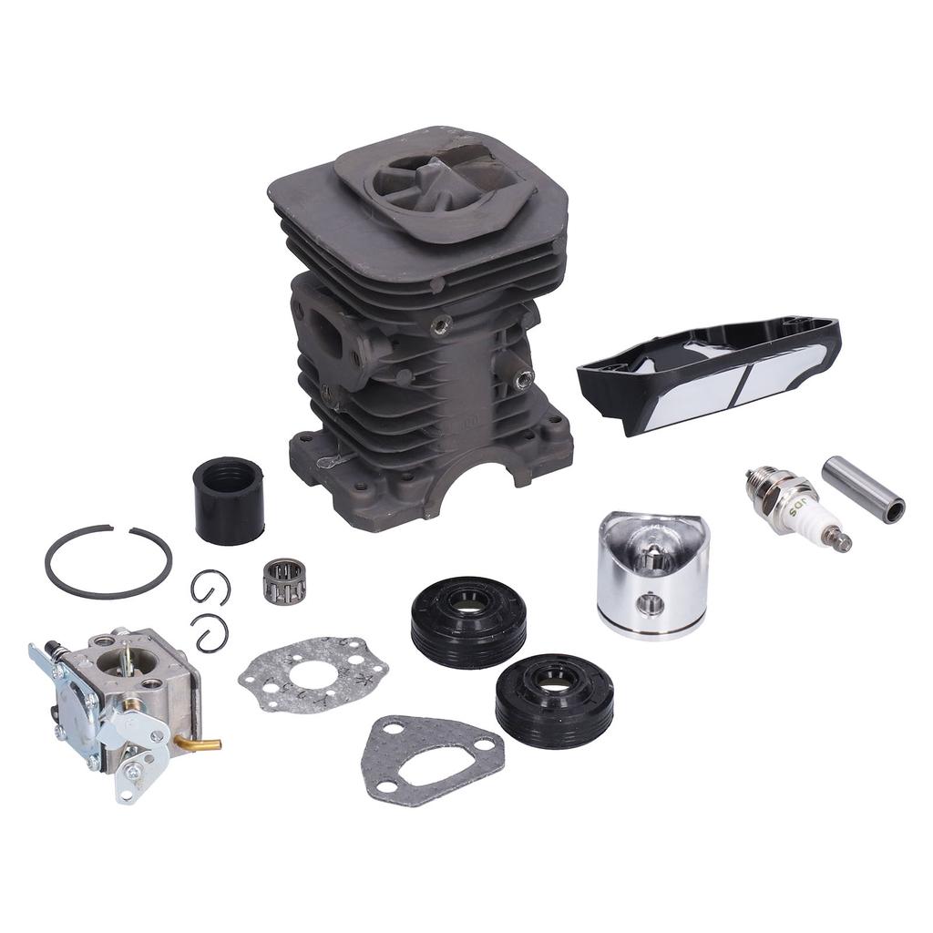 40mm Cylinder Piston Carburetor Air Filter Set Replacement for Husqvarna 136 137 141 142 Chainsaw