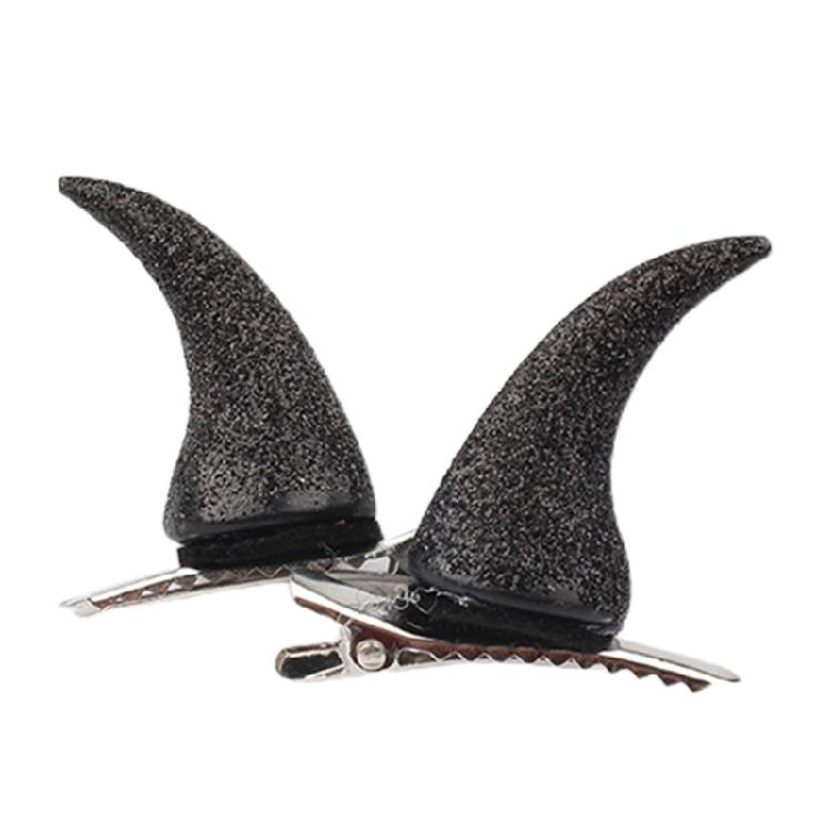 Готические Заколки с Рогами Быка Дьявольские Рожки для Волос Хэллоуин Рождественский Костюм
