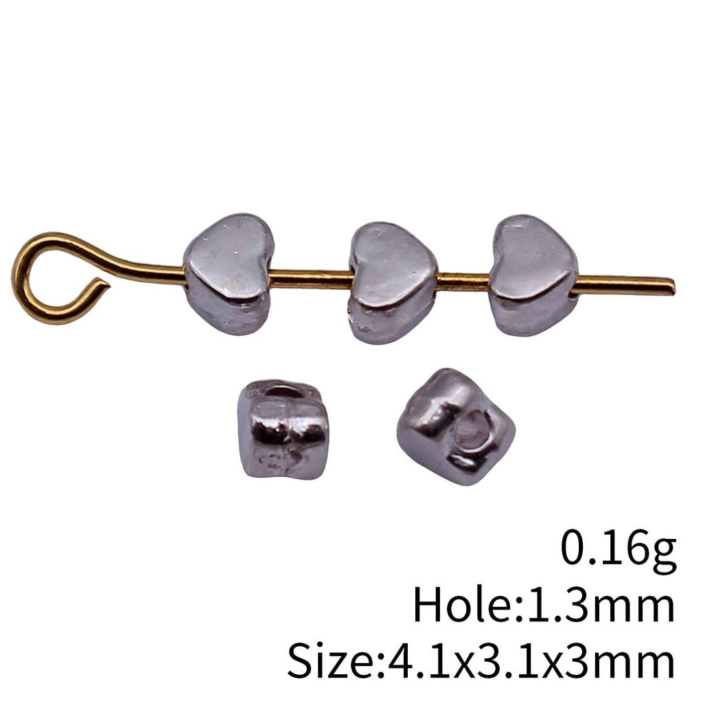 Heart Loose Beads For Valentine Bracelet Necklace DIY Vintage Jewelry Making Supplies For Charm