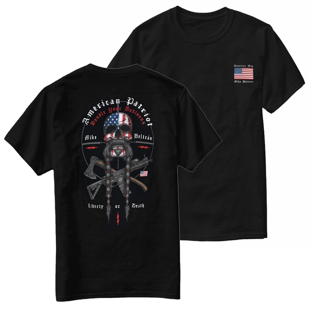 Liberty or Death Beltran American Patriot Military Grunt TShirt 100 Cotton ONeck Short Sleeve Casual Mens Tshirt Size S3XL