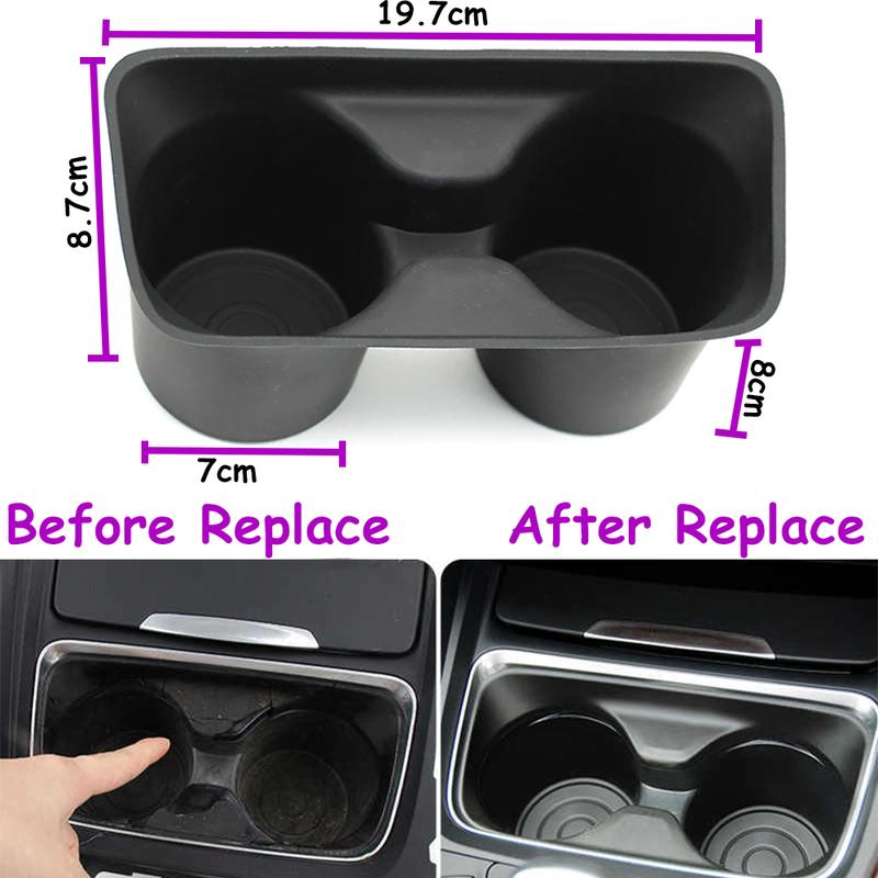 F30 F31 F34 F35 F80 F32 F33 F36 F82 Car Central Console Water Cup Holder Cover Storage Bottle Holder Tray Insert Cover For BMW