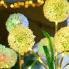 Solar-Powered Dandelion LED Garden Light Warm/colorful 3 Heads Dandelion Head Light for Garden Lawn Patio Pathway, Festive Outdoor Lighting Decor