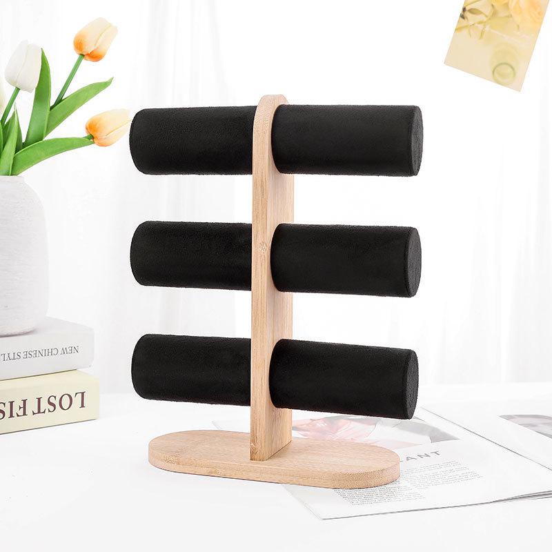 

Ready-Made Bamboo & Wooden Bracelet Display and Storage Stand 29.2 x 9.1 x 20