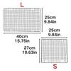2pcs S/L Carbon Steel Cake Cooling Rack Barbecue Grill Kitchen Essentials Anti-stick Baking Cooking Drying Utensils YMY