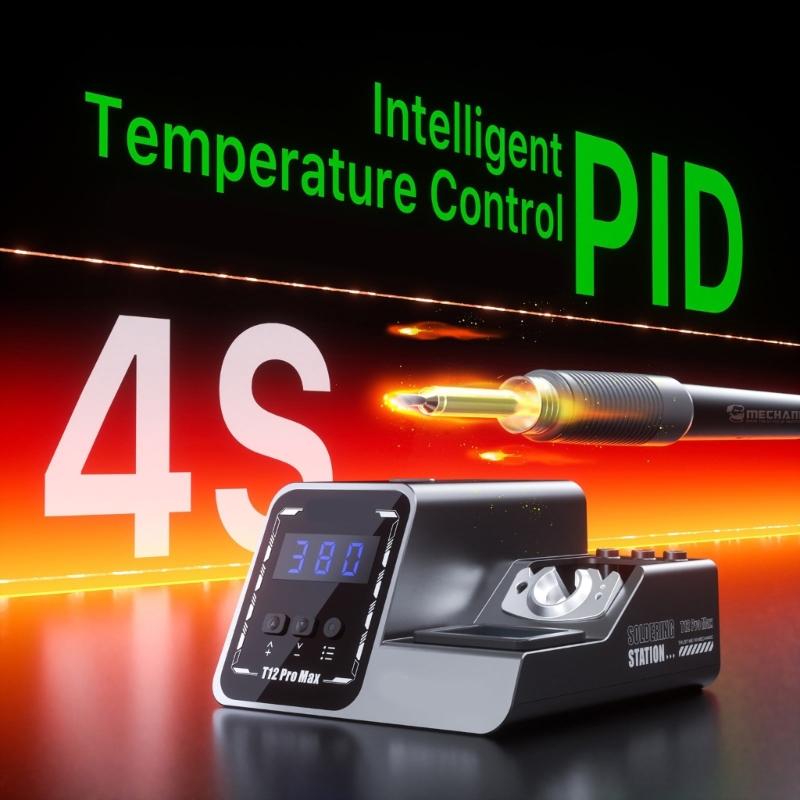 Intelligent Soldering Station Temperature Calibration 140-450℃ Fast Heating Display Display For Electronics Repair