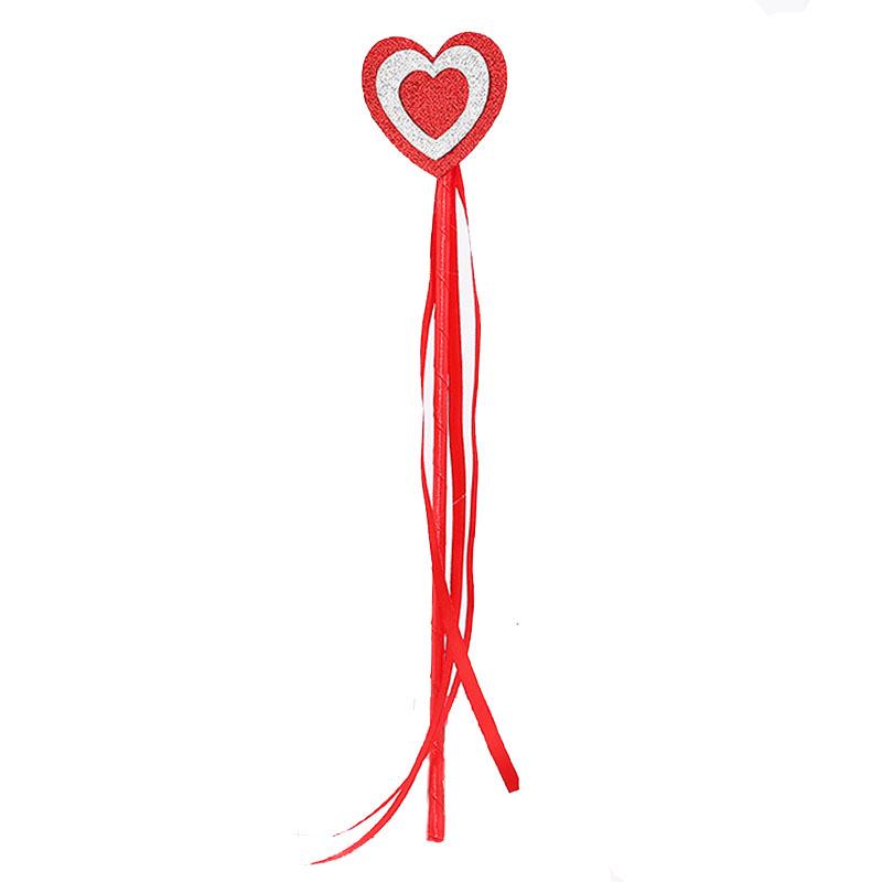 Valentine's Day Red Heart Headband Hair Clip - Wedding & Party Photo Prop