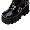 Women's high-heeled short boots autumn and winter new waterproof table thick-heeled large-size thick-soled Roman boots