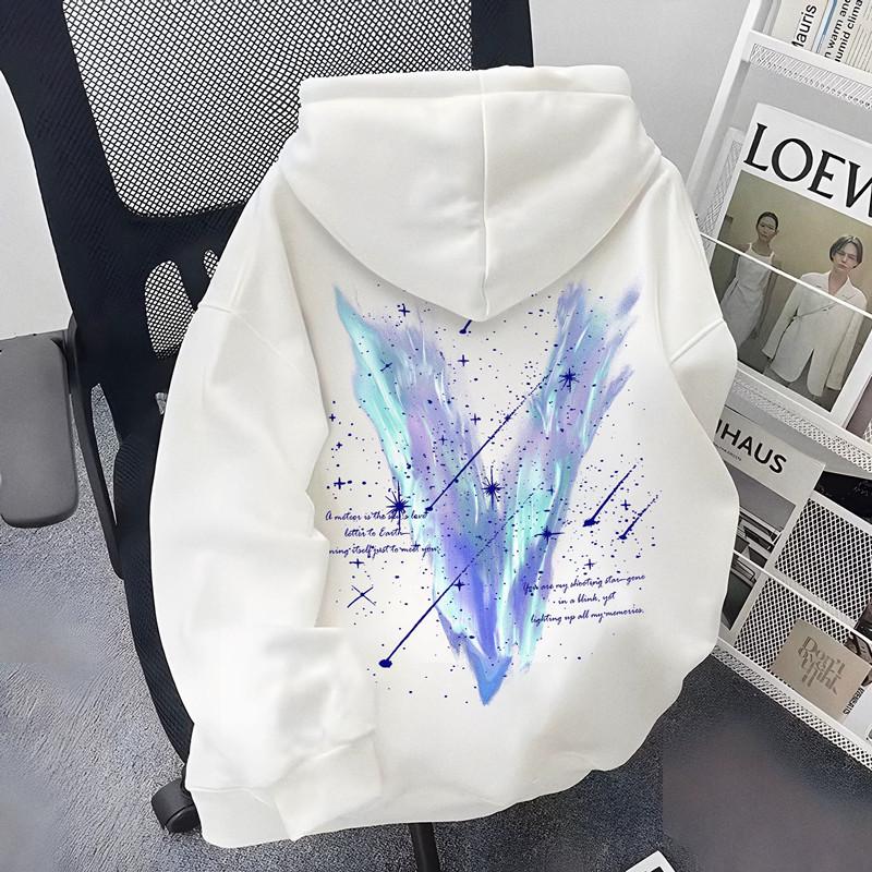 Men s Plus Velvet Retro Hoodie - Large Size, Loose, Trendy, Cool Rogue Top for Autumn/Winter. 3XL