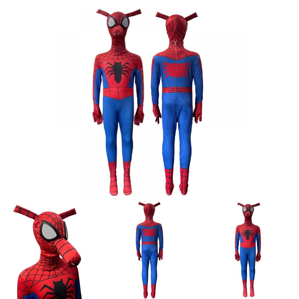 Spider Ham Hero Costume With Polyester Fabric For Cosplay And Halloween
