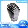 Crystal Shift Gear, Seven Color Luminous Gear Head, Suitable for Lexus ES/NX/RC/IS/GS/RC Charging, Car Shift Knob, Crystal Lumin
